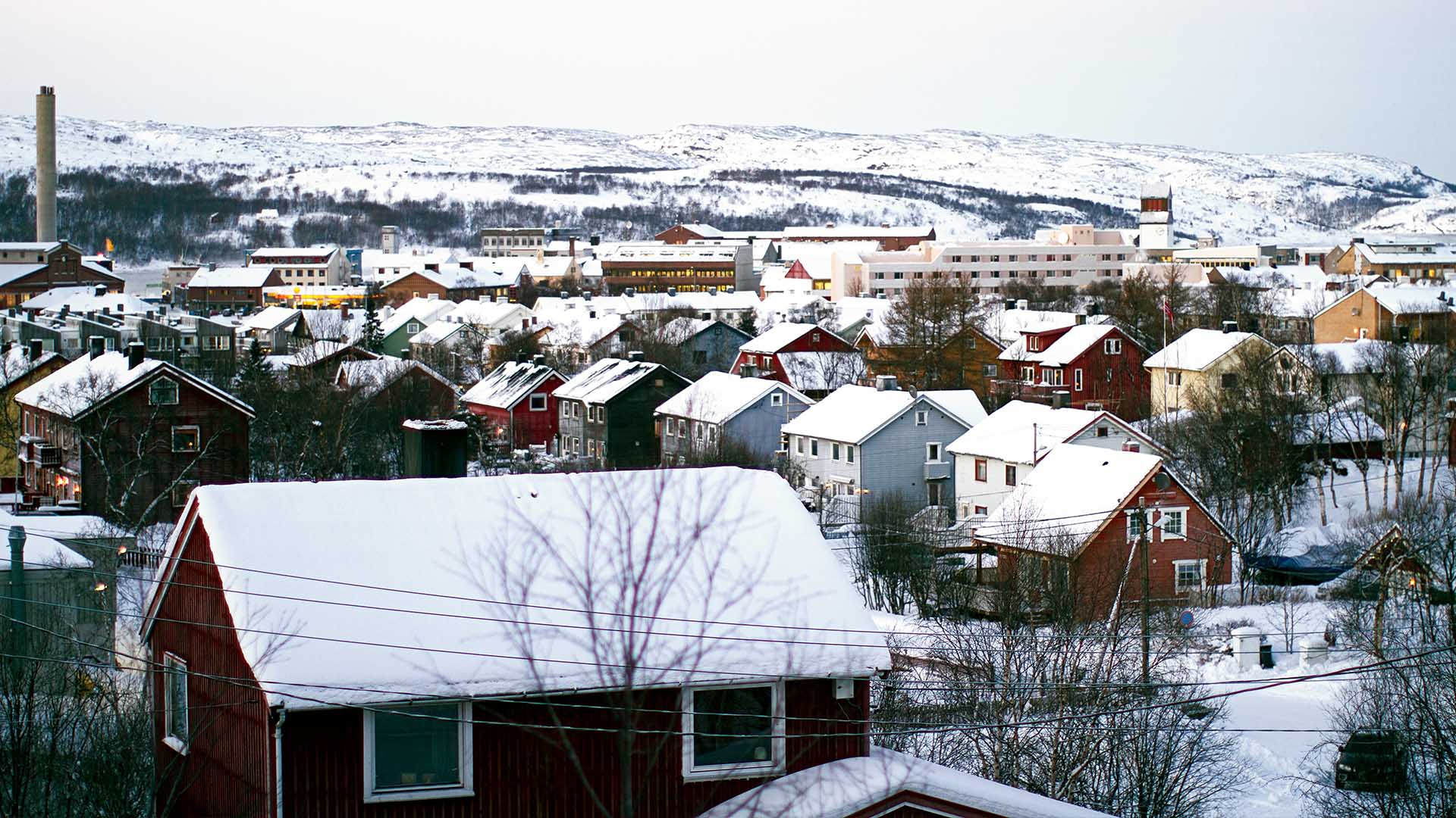 Kirkenes by winter