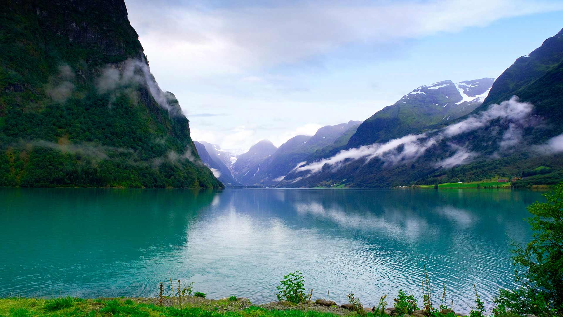 Hellesylt, Geirangerfjord in Norway