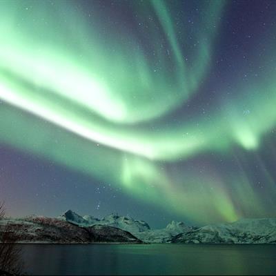 Northern lights in Tromsø ©visitnorway