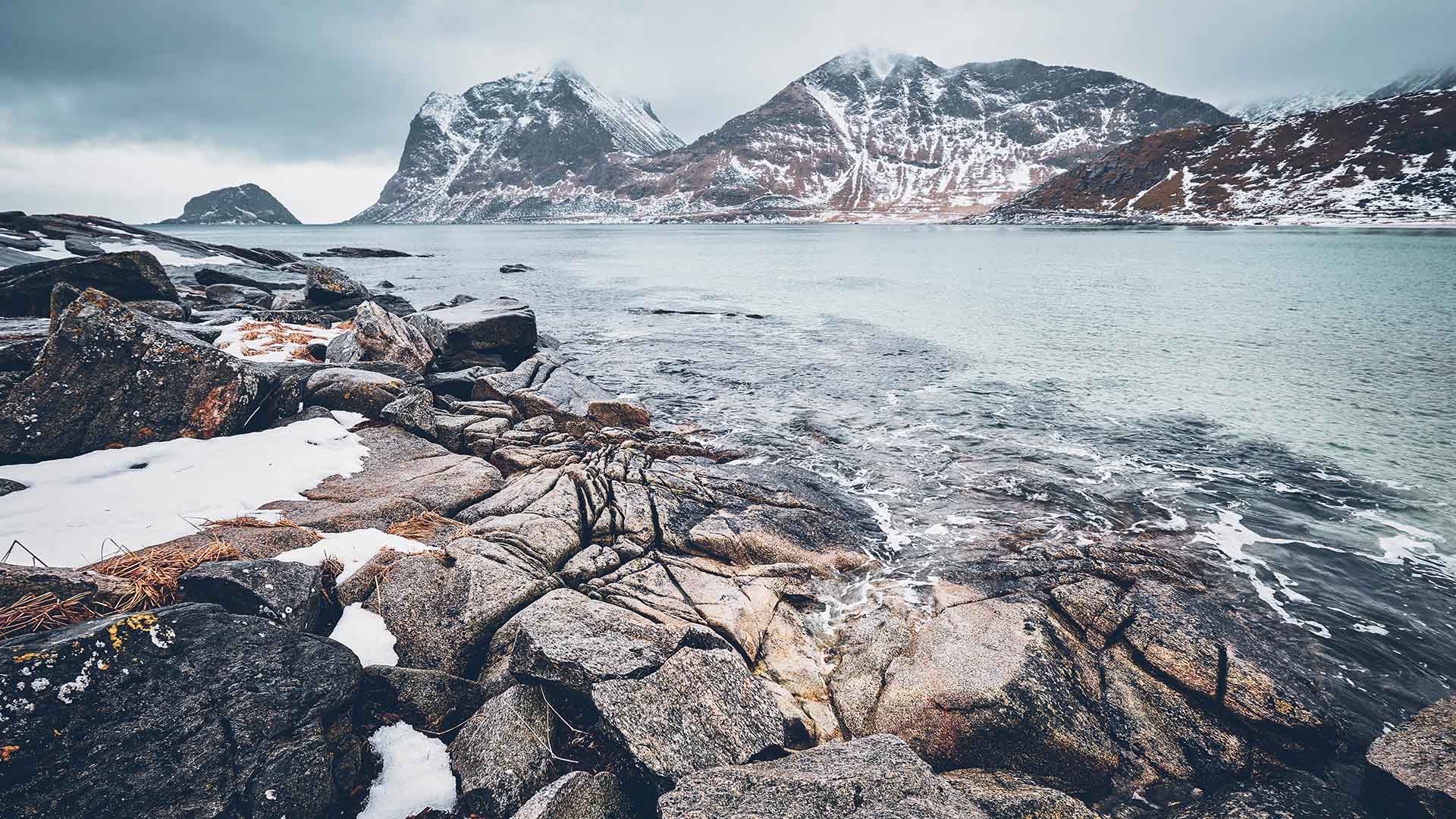 Rocky coast in Norway