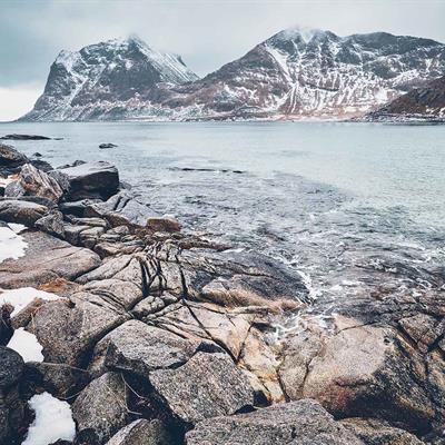 Rocky coast in Norway
