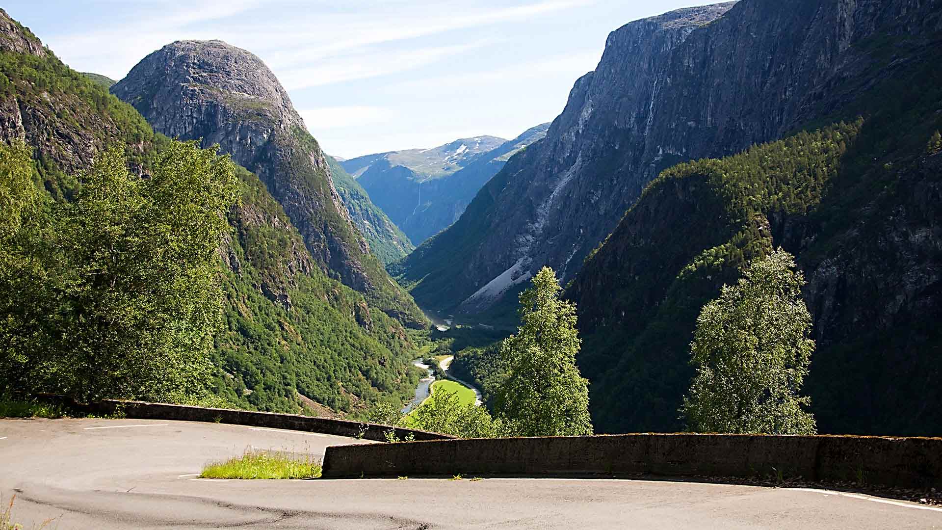 Stalheimskleiva Road in Norway