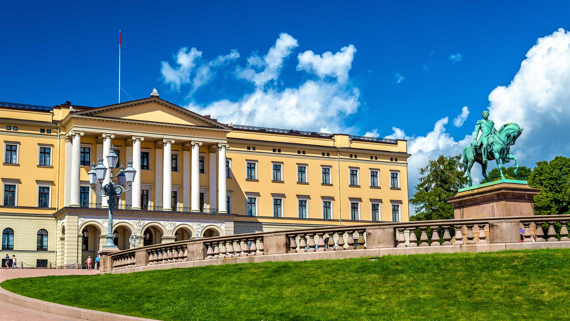 The Royal Palace in Oslo, Norway