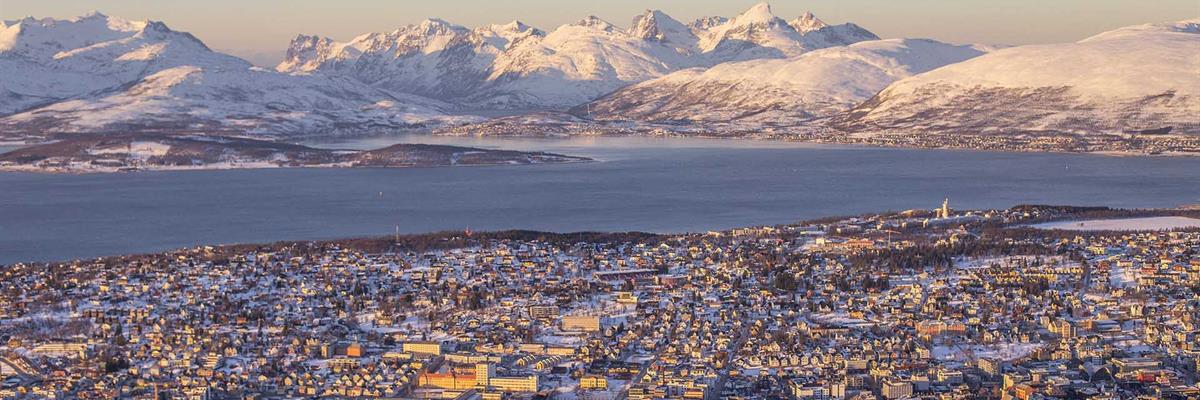 Winterview over Tromsø ©visitnorway